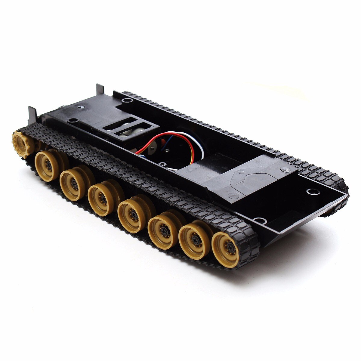 3V ~ 7.4V Rc Tank Intelligente Robot Tank Chassis Kit Arduino Scm Rubber Track Kit