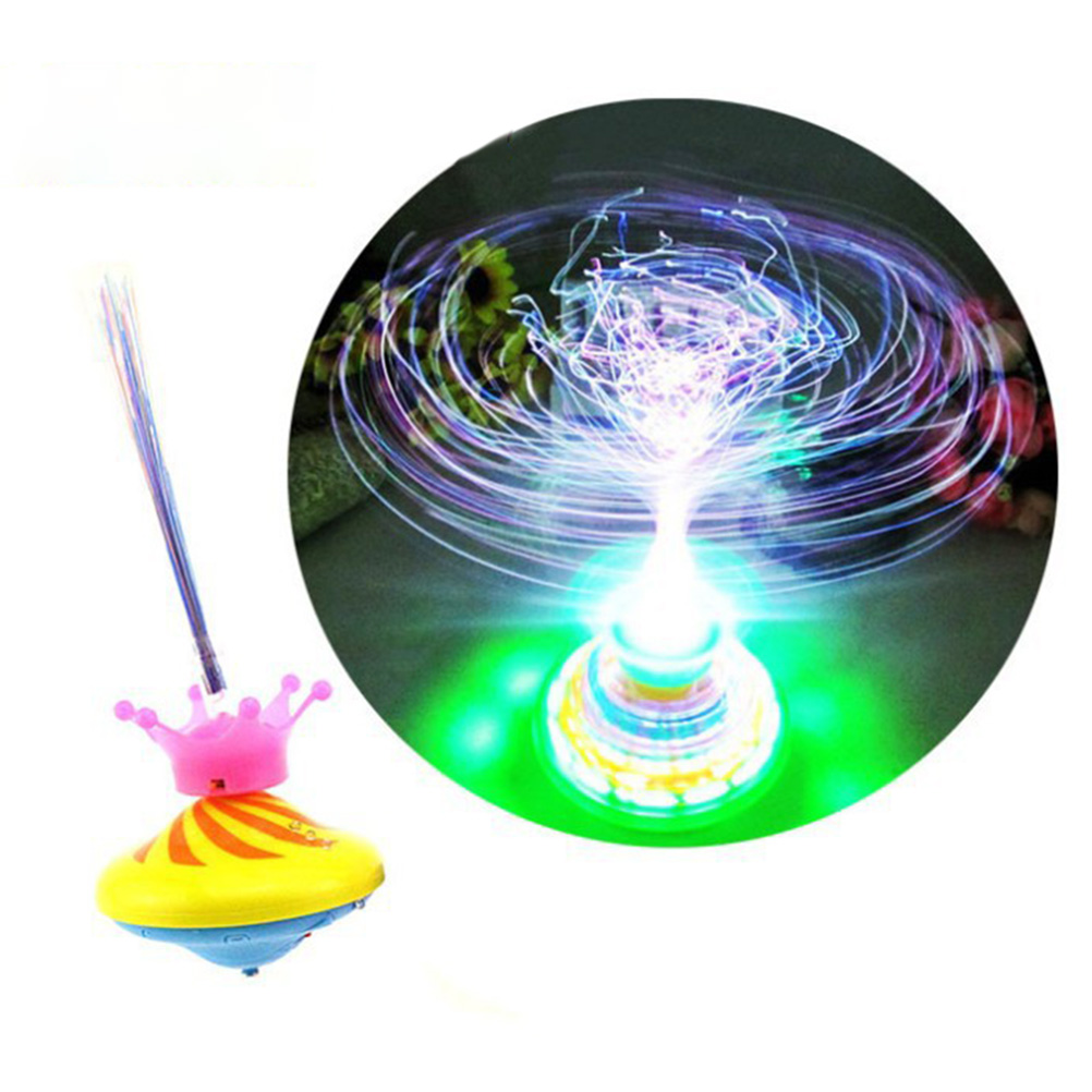 Willekeurige Kleur Muziek Licht Spinning Top Speelgoed Hand Spinning Gyro Speelgoed Voor Kids Jongen Klassieke Elektrische Speelgoed Spinning speelgoed #20