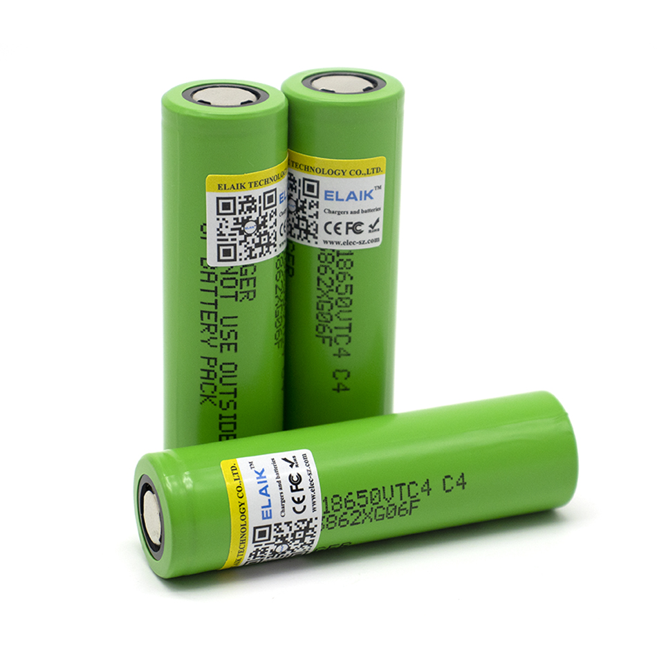 100% Original 3.6V 18650 VTC4 2100mAH Lithium Rechargeable Battery US18650VTC4 30A Discharge for Flashlight Toys