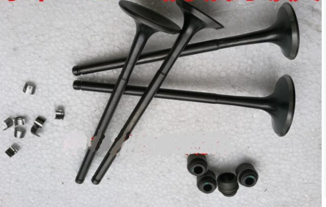 ZONGSHEN CB250 250CC 4 Four Valve NC250 RX3 Water Cooled Engine inlet outlet valve DIRT Pit bike atv quad kayo bse T4 T6 parts: valve and oil seal