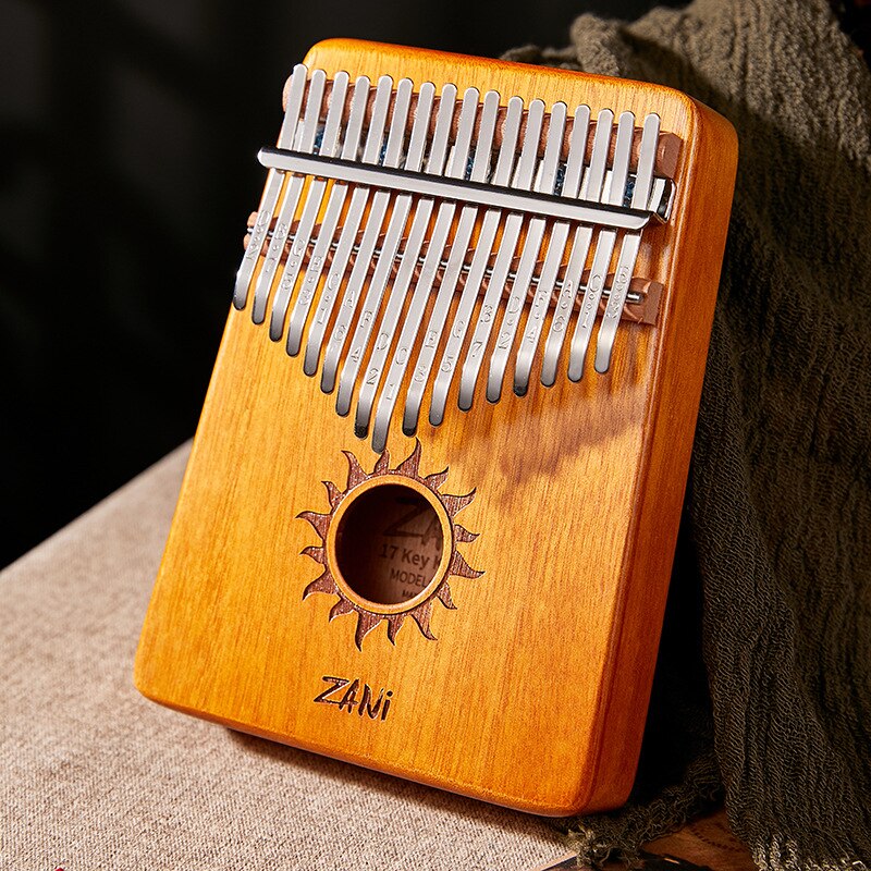 Byla Kalimba 21 Key Mahogany Thumb Piano Mbira Musical Instrument Africa Finger Piano 30key Machine 17 Key Kalimba Keys: e
