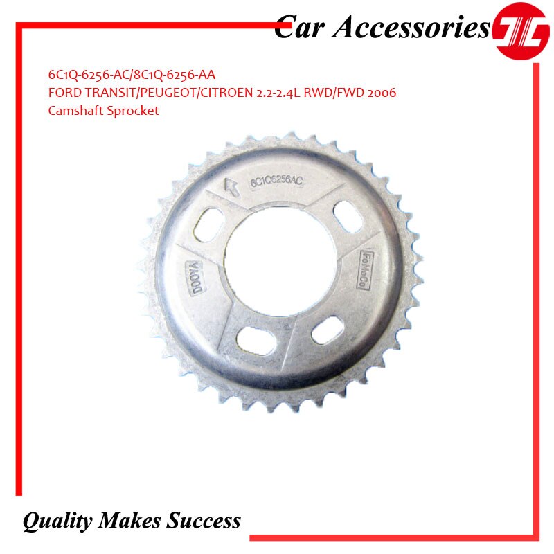 Motor Nokkenas Tandwiel Voor Ford Transit Peugeot 2.2-2.4L Rwd Fwd Originele Oe 8C1Q 6256 Aa/6C1Q-6256-AC 1576366 timing Onderdelen