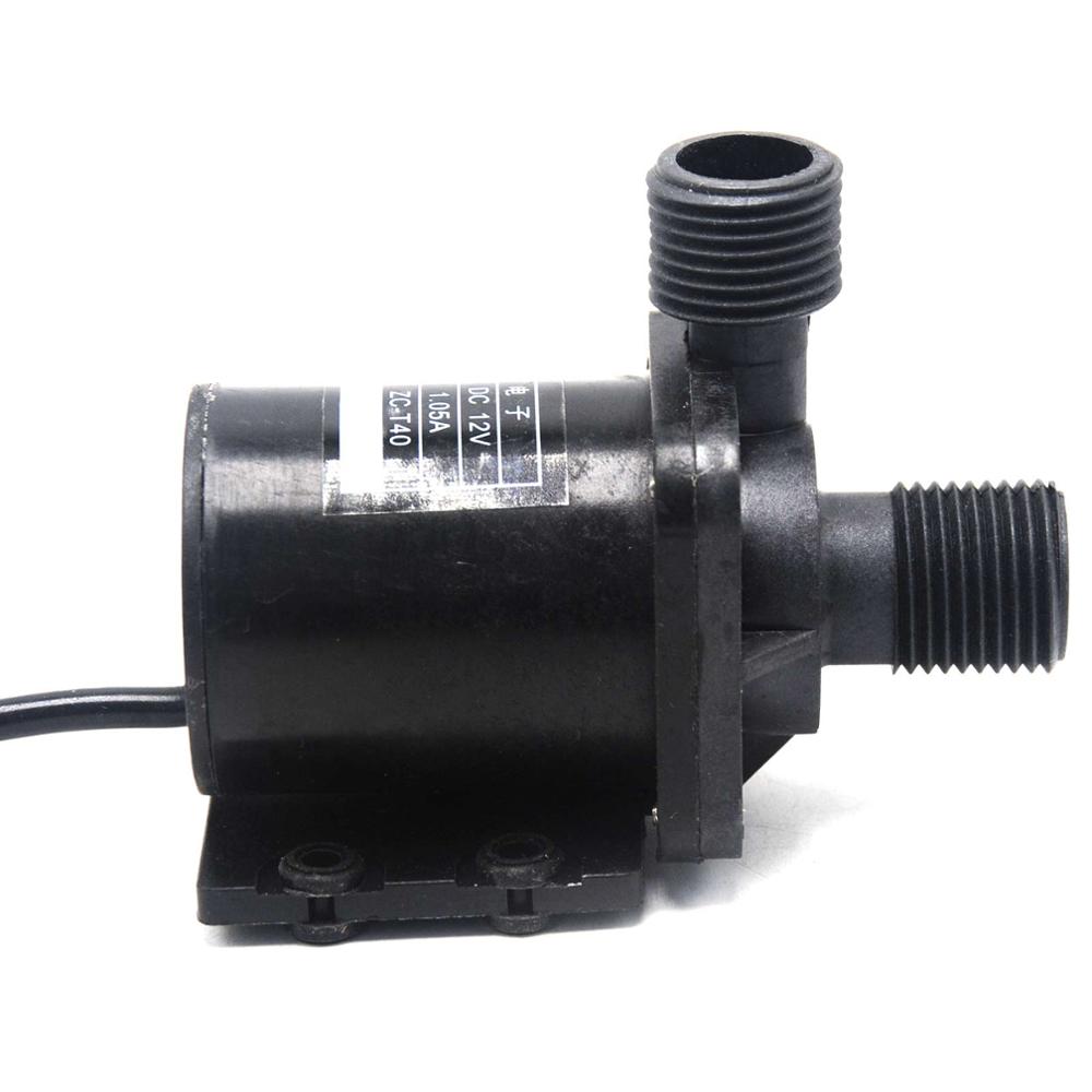 12V ZC-T40 Water Pump Solar Water Heater Circulating Pump DC Submersible Pump Brushless Miniature Magnetic Oil Pump