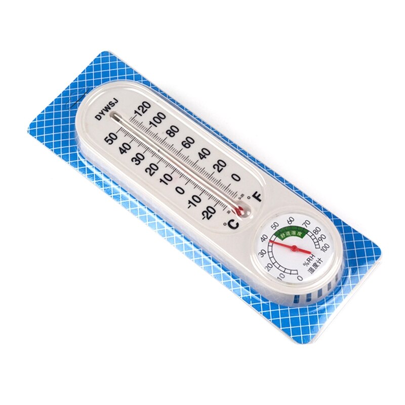 Thermometer with Humidity Meter for Indoor Outdoor Wall Vertical Thermometer/Hygrometer Temperature Monitor for Home