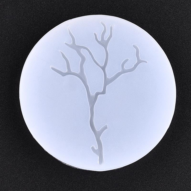 Halloween doodskist pompoen schedel uil vleermuisvorm siliconen mal hars mal epoxy uv hars knutselen doe-het-zelf sieraden maken gereedschap: 06- takken