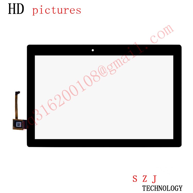 10.1" For Lenovo Tab 2 A10-70 A10-70F A10-70L Tablet Full LCD Display With Touch Screen Sensor Digitizer Assembly Complete: Touch screen Black