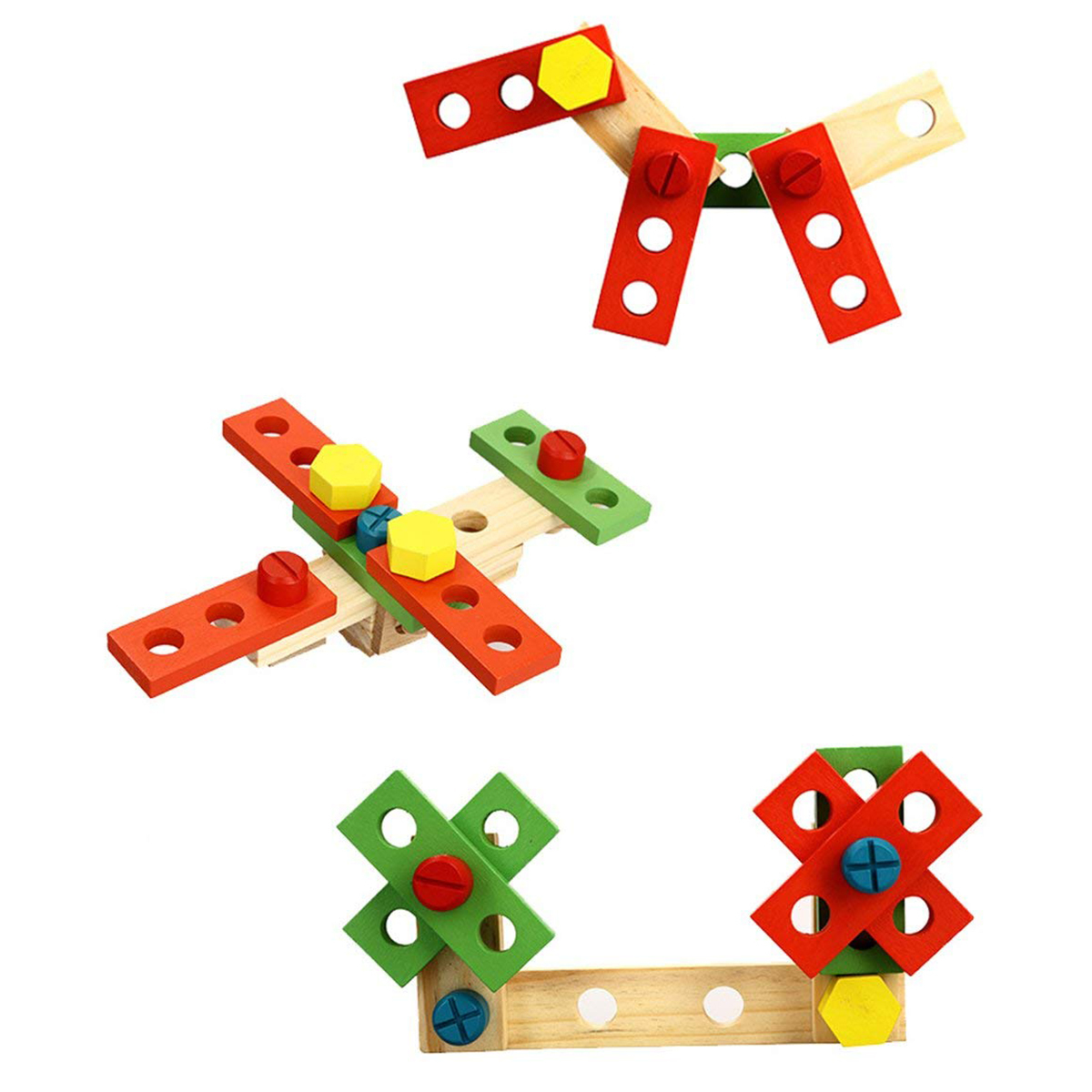 Multifunctionele Houten Tool Speelgoed Pretend Play Gereedschapskist Accessoires Set Educatief Bouw Speelgoed Kinderen