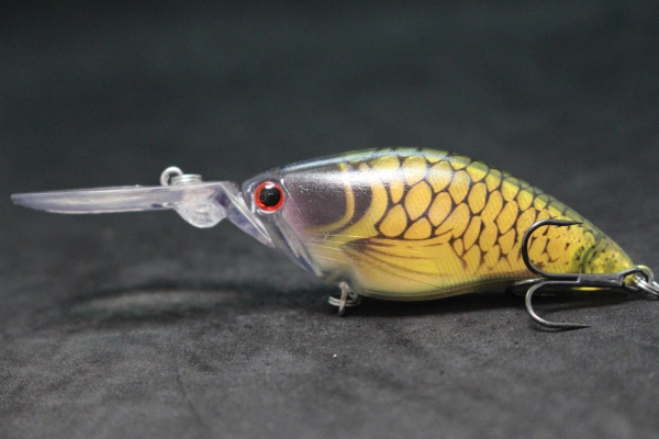Wlure crankbait vislokmiddel 11cm 18.5g met reflectiefolie wobbler deep diver 4-5 meter strakke/snelle actie  c739