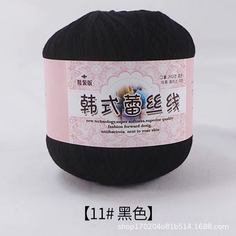 50g 8 # Lace Thread Knitting Yarn Pure Cotton Linen Thread Summer Ice Silk Thread Hand Made Diy Fine Woven Shawl Crochet Wool: WHITE