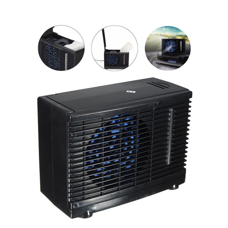 Mini ar condicionado portátil para carro, ventilador, refrigerador, água fria, casa, caminhão, casa, escritório