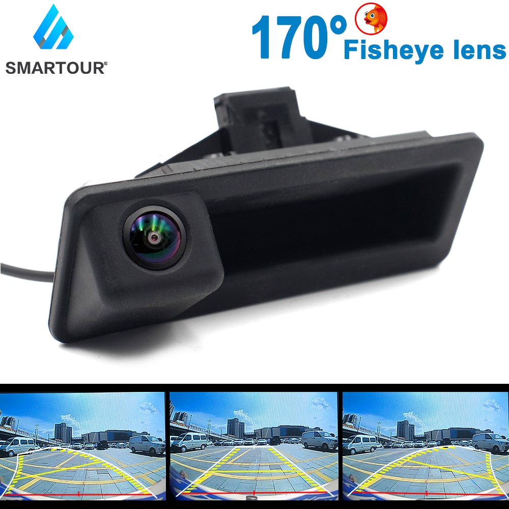 Vehicle HD 1080P Fisheye Track Car Reverse Backup Trunk Handle Camera For BMW 3 Series 5 Series X5 X6 E46 E39 E60 E70 E82 E90