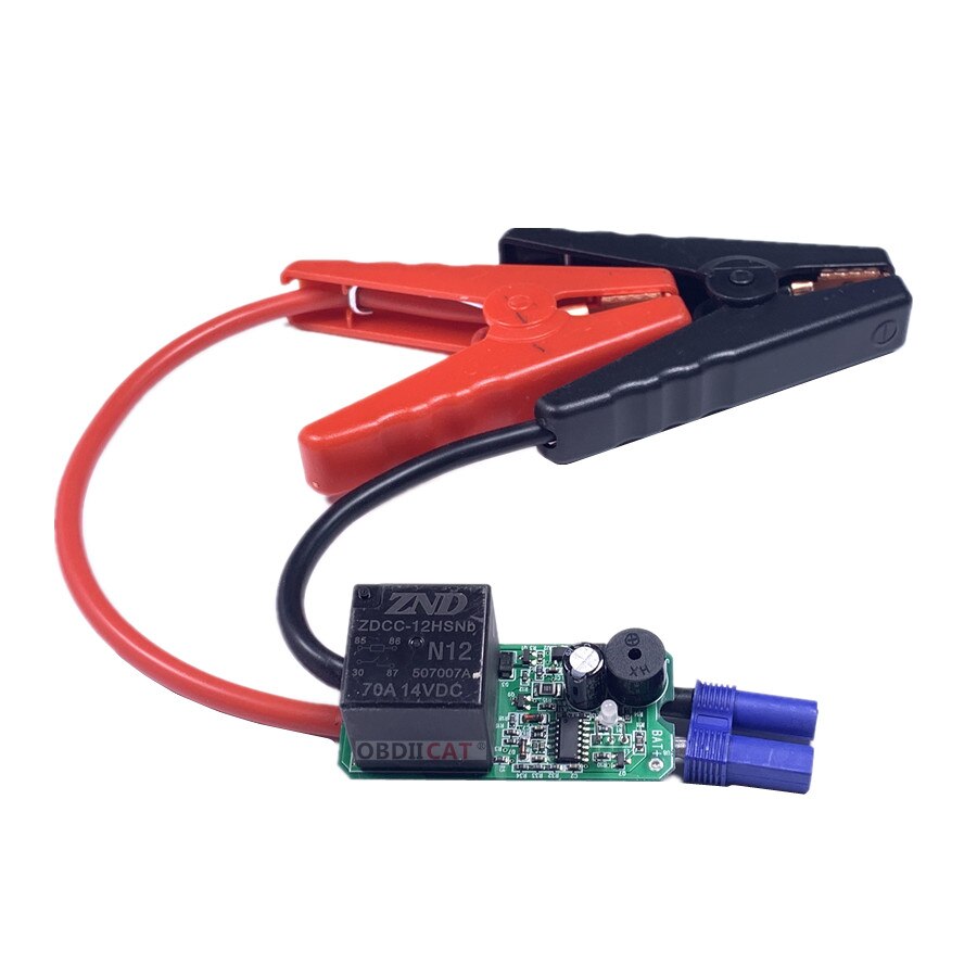 Démarreur de saut de voiture, câble d&#39;alimentation d&#39;urgence, pince de batterie EC5, Clips rouges et noirs pour démarreur de saut de voiture, câble de Booster intelligent