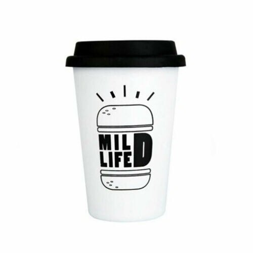 500ml kaffemuggar förtjockade kaffemuggar i rostfritt stål tekoppar stor resemugg campingmuggar kaffekopp med lock: Beige