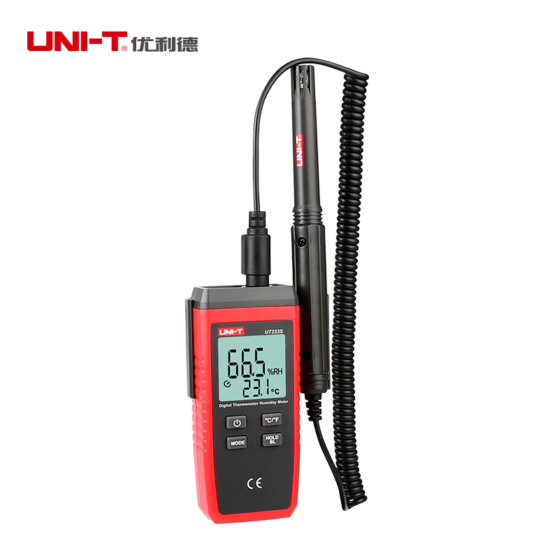 UNI-T Anemometro digitale UT363S 0.4~30 m/s Sensore di velocità del vento Metri Tester di temperatura Strumenti di misura