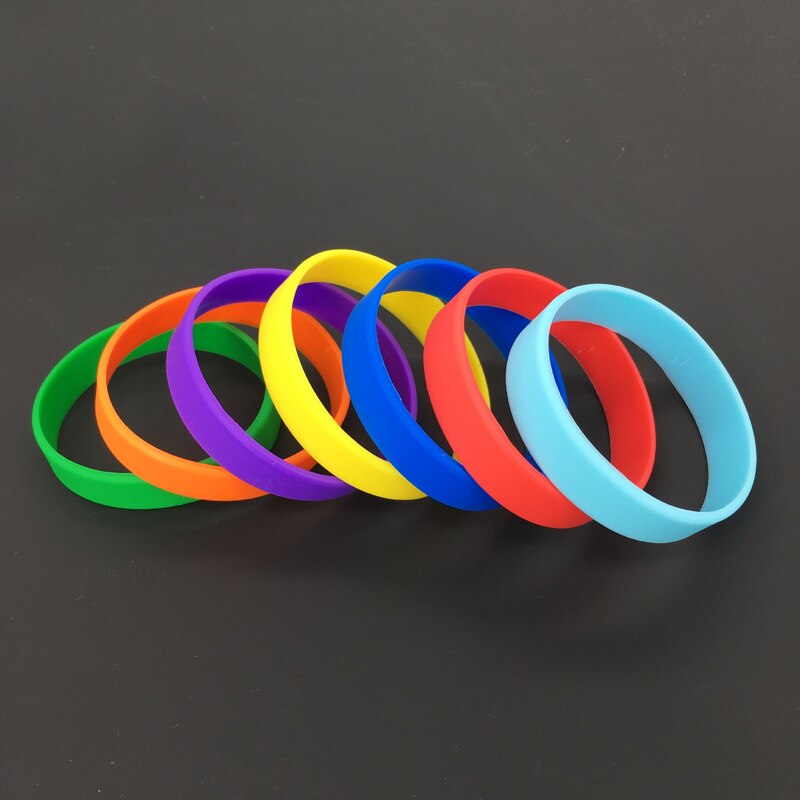 Silicone Wristbands Bracelets For Birthday Party Game Sports Bar Men Women Adults Children Night Club Running