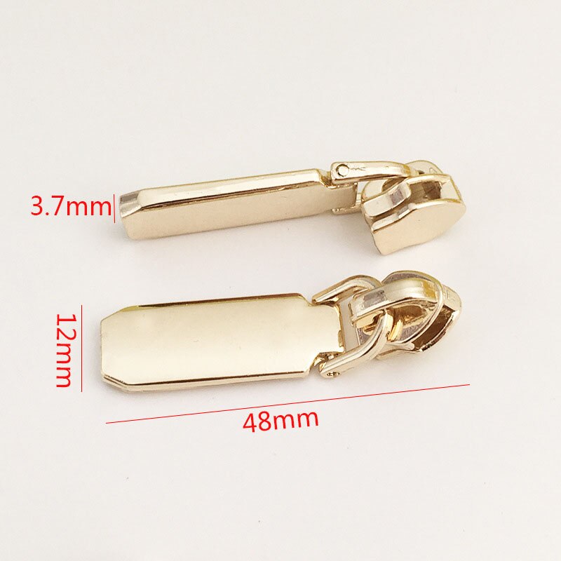 5 pièces 5 # fermeture métallique pour fermetures à glissière en Nylon sac vêtements Zipps tête tire Zip Kits de réparation bricolage accessoires de couture: No10