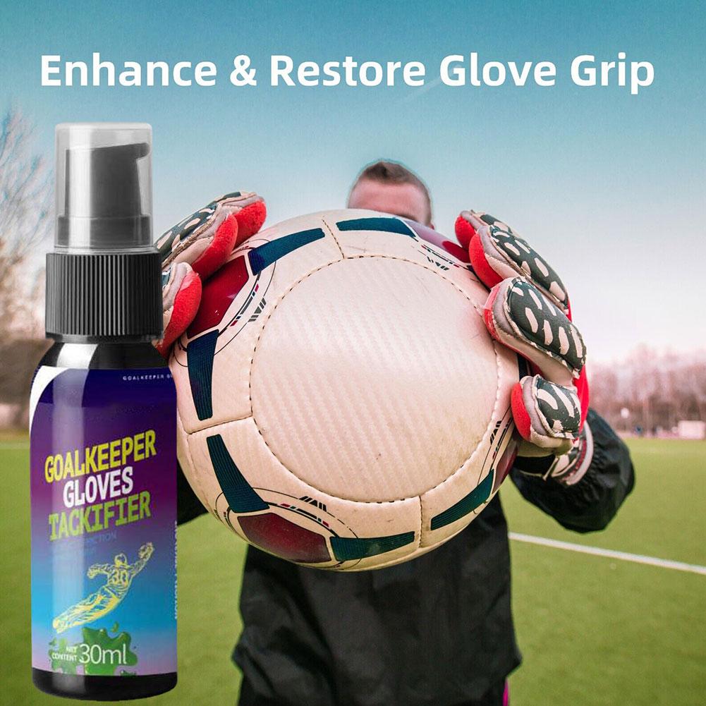 Guanto da portiere da 30ML spray per impugnatura da calcio per guanti da portiere colla per guanti di ricambio per baseball adesiva avanzata antiscivolo