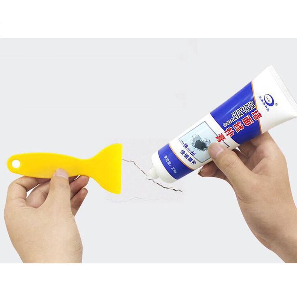 Pasta de reparación de pared Magic White Latex Paint Wall repair Cream agujero de hogar desaparece a prueba de agua 250g