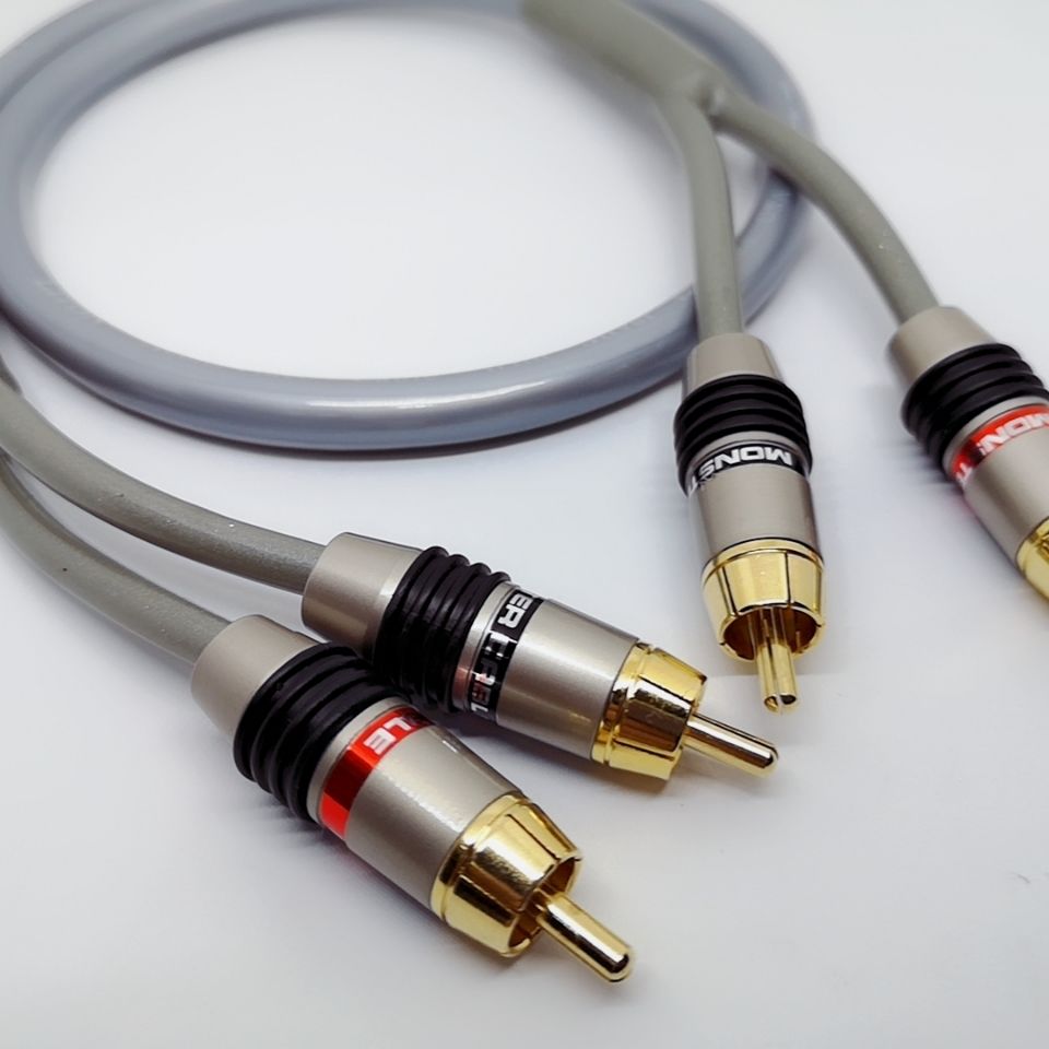 High Oxygen-free Copper Fever Signal Line RCA Double Lotus Audio Line Audio Line Through Machine Line Two Pairs Two Plug