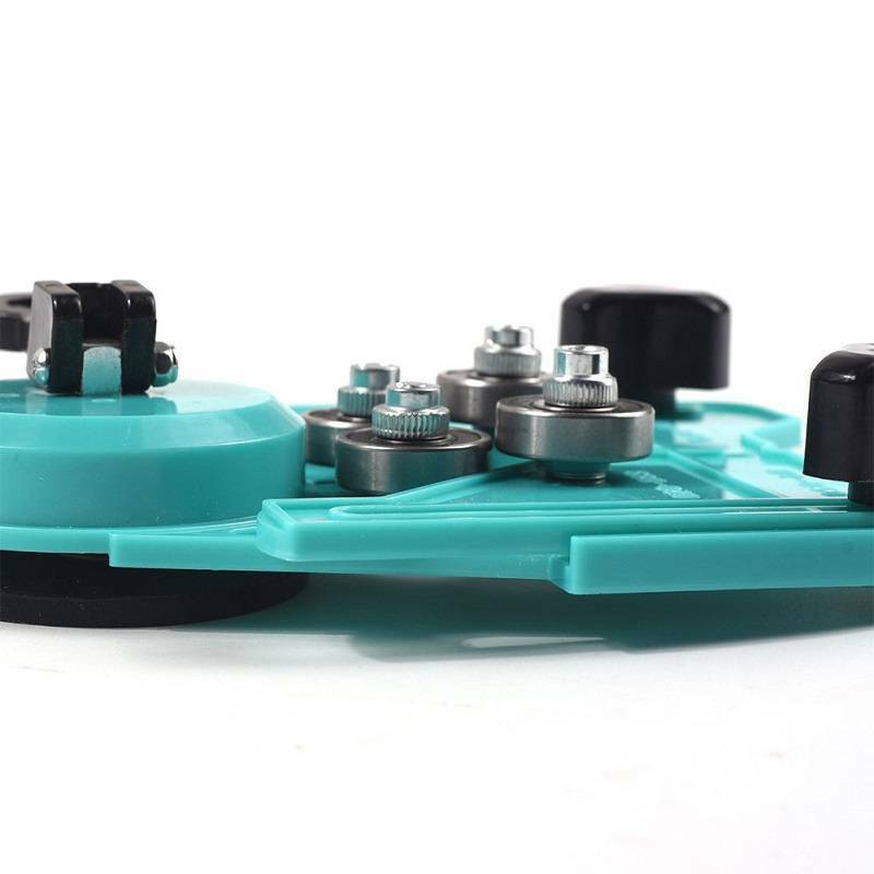 Adjustable 4-83mm Diamond Drill Bit Tile Glass Hole Saw Core Bit Guide with Vacuum Base Sucker Tile Glass Openings Locator