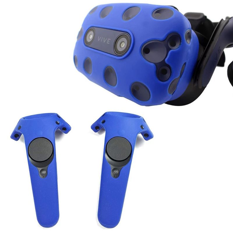 Beschermhoes Siliconen Controller Handvat Case Anti-Slip Schokbestendige Shell Game Accessoires voor HTC Vive Headset VR