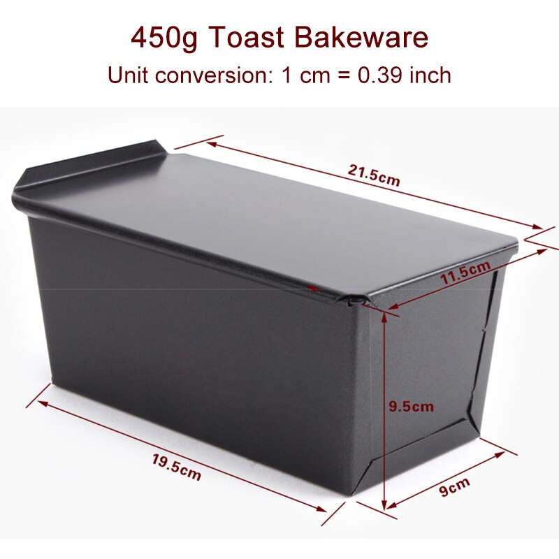 250-1000G Rechthoek Non-stick Brood Gehaktbrood Pan Met Deksel Ijzer Toast Cakevorm Keuken Bakvormen bakken Levert