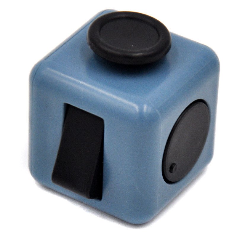 Decompression Dice Decompression Ring Cube Relieves Stress and Anxiety Cube for Children and Adults: Navy color