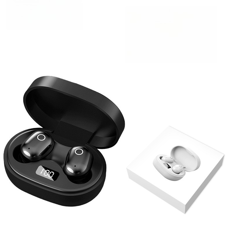 J15 ladies headset Bluetooth wireless mini cute girl with high face value, comfortable and high sound E6S: black