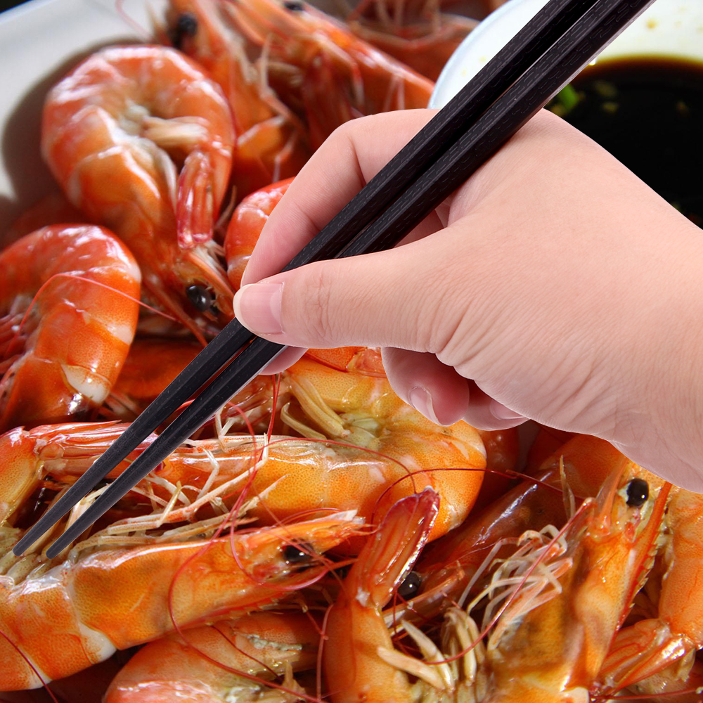 Chinese Chopstick Learner Japanese Chopsticks Reusable 1 Pair Sushi Chop Sticks Set Non-Slip Alloy