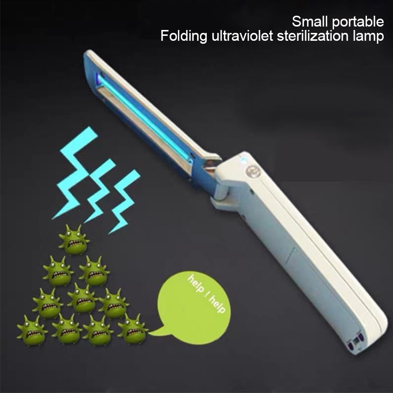 Lámpara de desinfección UV plegable USB 5v lámparas ultravioleta para el hogar luces esterilizadoras de luz germicida UVC