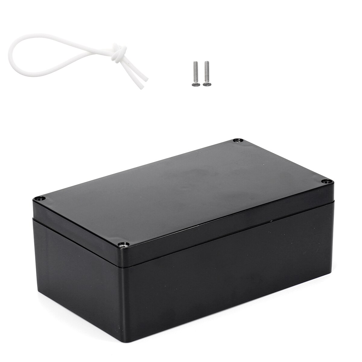 Black Color Waterproof Plastic Enclosure Box Electronic Housing Instrument Case Electrical Project Outdoor Junction Box: 200x120x75mm