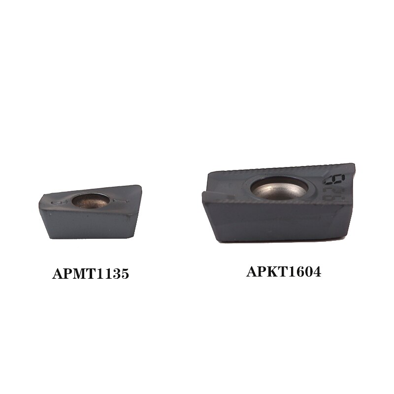 Lot De 10 Plaquettes De Fraisage Carbure APKT1604 – Pour Porte-outil PDR-76 IC928 – Usinage Acier – CNC – Neuf Sous Emballage