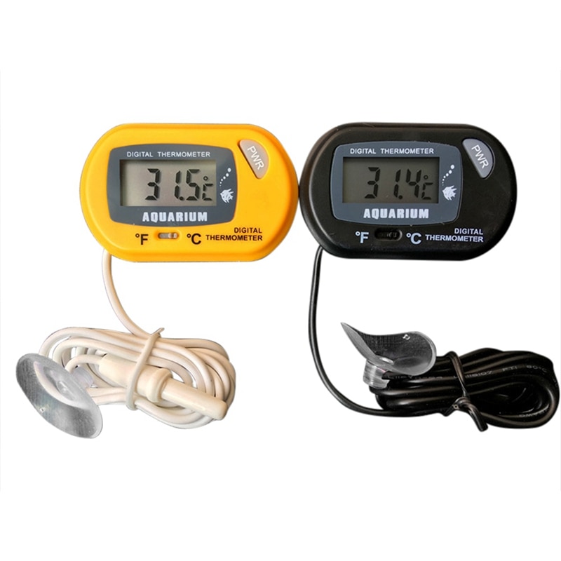 Digitale Lcd-scherm Sensor Aquarium Water Thermometer Controller Bedrade Fish Tank Accessoires Aquarium Thermometer