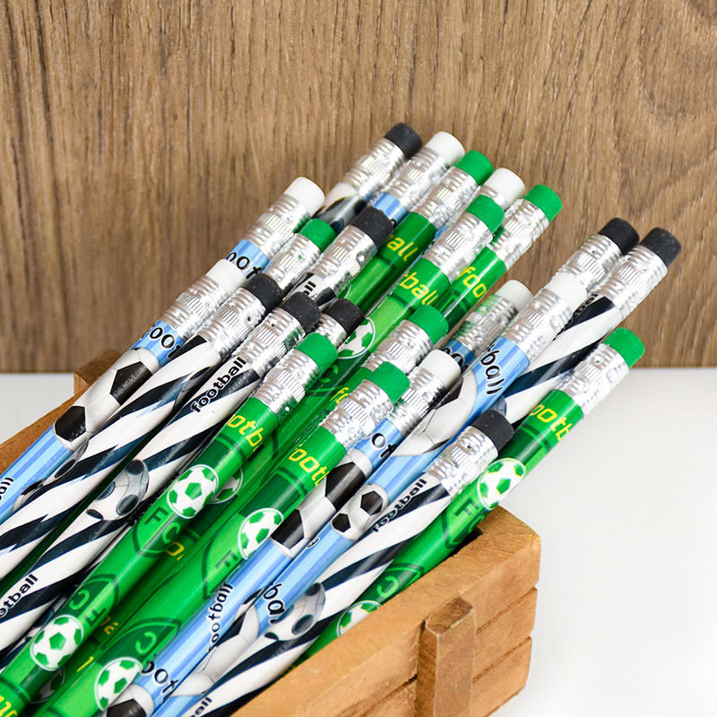 12pc Sports Theme Party Painting Writing HB Pencils Football Baseball Basketball Pencils Kids Birthday Party Pinata Fillers