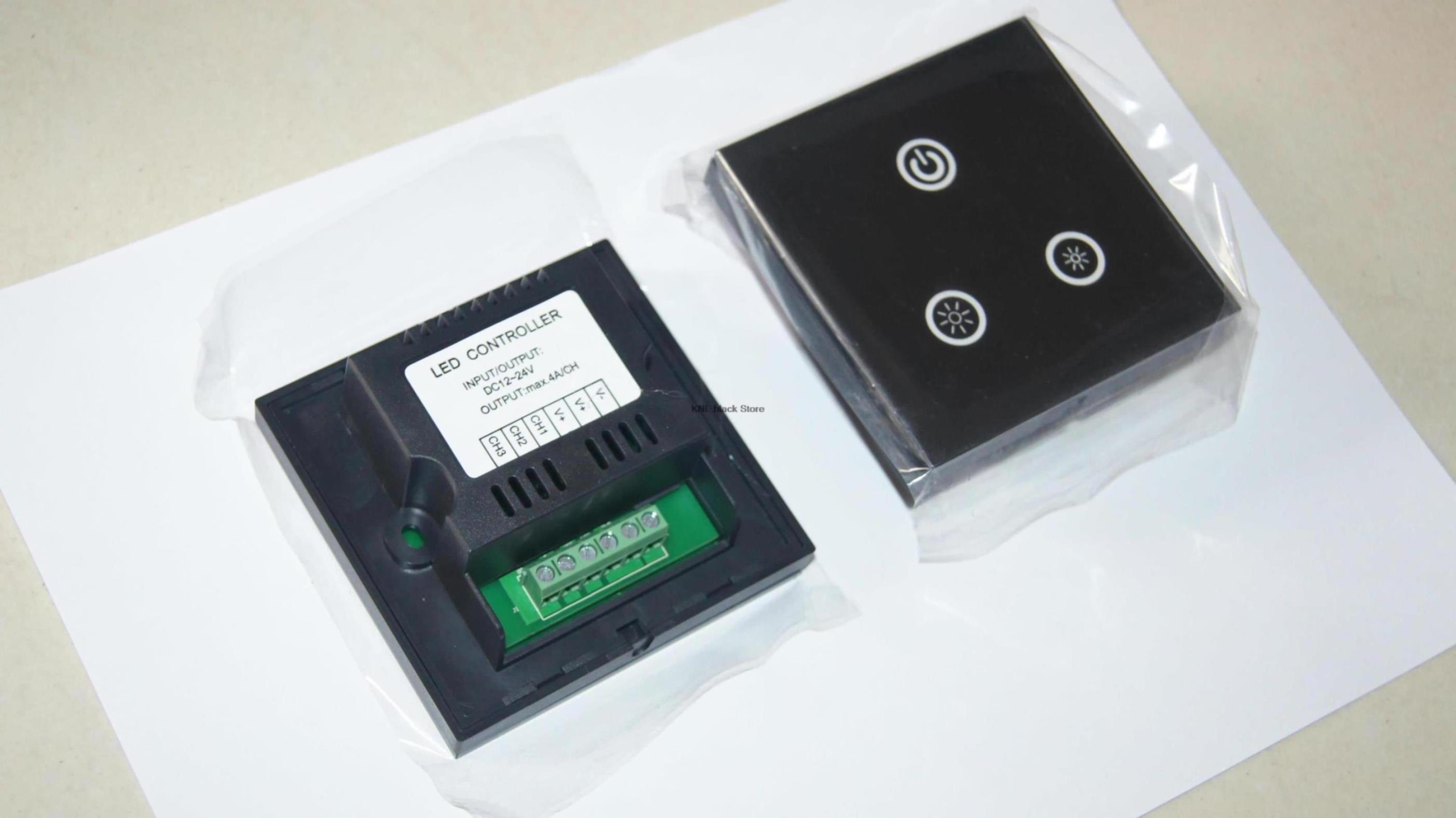 1 Channel LED Touch Panel Dimmer Switch DC12V-24V Led Lamp Home Lighting Controller Led Lighting Brightness Controller