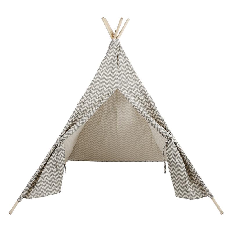 120*120*150cm tende per bambini portatili Tipi Play House tela di cotone tenda da gioco Wigwam bambino piccola Teepee decorazione della stanza HWC