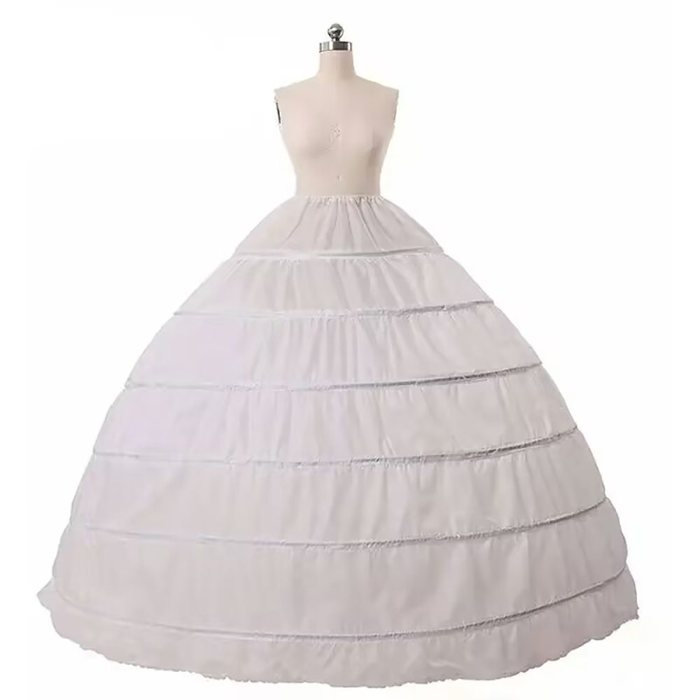 Petticoat Crinoline Slips Hoop Skirt Vintage Underskirt for Gown Dress Many Styles for Bridal Wedding: Beige