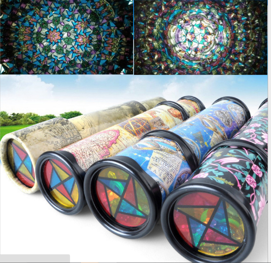 Roterende Kaleidoscopes Kleurrijke Wereld Voorschoolse Speelgoed Stijl willekeurig Beste Kids