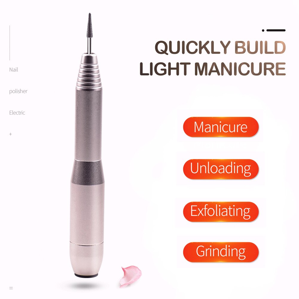 25000 rpm mini negleboremaskine elektrisk manicure negleudstyr elektrisk neglefil pedicure fil til pro manicure