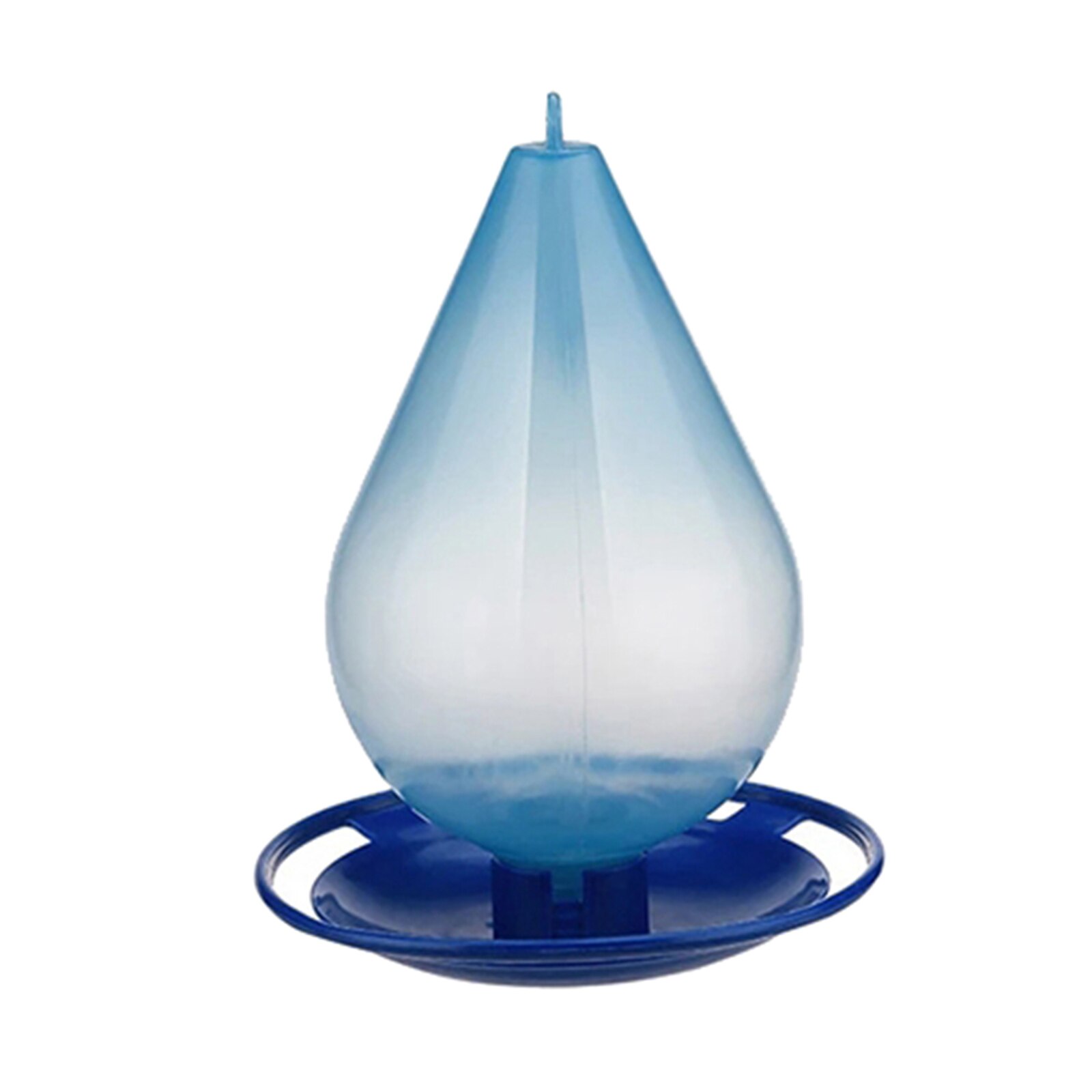 Alimentador de néctar de colibrí azul a prueba de fugas para Patio exterior, colgante