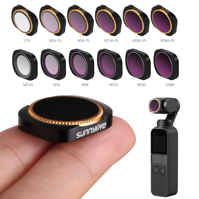 MCUV CPL NDPL ND64-PL ND32-PL ND4 ND8 Camera Lens Filter Kit for DJI OSMO POCKET Gimbal Accessories DJI OSMO Pocket Filter