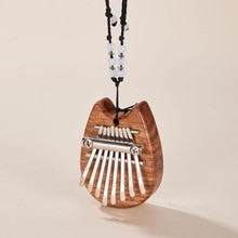 8 -toetsen duimpiano afrikaanse muziekinstrumenten student solide kalimba muzikant mini stevig hout