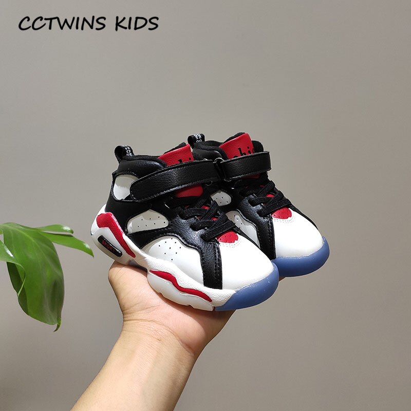 Cctwins barnesko vinter baby takrenne merke uformelt sko låve sport jenter jenter svart varme trenere  fs3115: Tynn hvit / 5.5