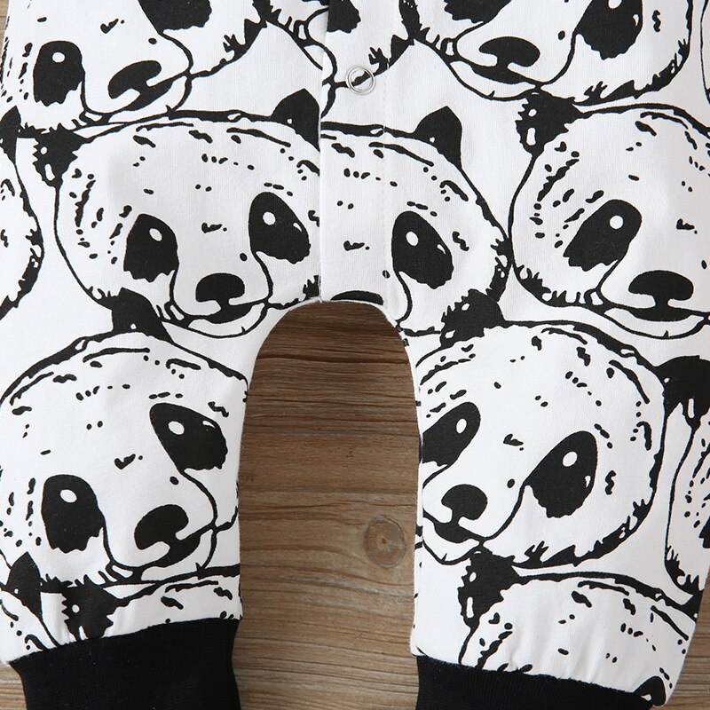 Carter Kleinkind Neugeborenen Panda Druck Overall Frühling/Herbst Baby Jungen und Mädchen Lange Hülsenspielanzug