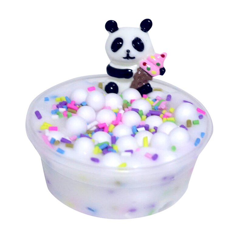 60ml panda Perline melma Argilla Fanghi Alleviare Lo fatica Plasticin Giocattolo per Bambini di Età Giocattoli melma nube cinetico sabbia melme da slimers A40: A