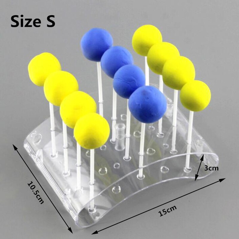 20 Gaten Cake Pop Lolly Stand Display Houder Bases Plank Diy Bakken Gereedschappen U-vormige Display Diy Bakvormen Taart Keuken gadgets
