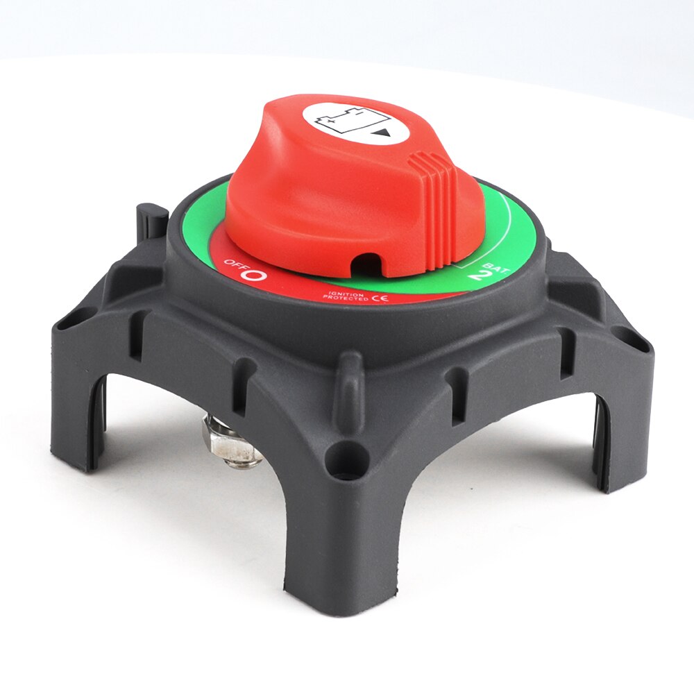 Heavy Duty Dual Battery Selector Disconnect Switch 1-2-Both-Off Battery Switch
