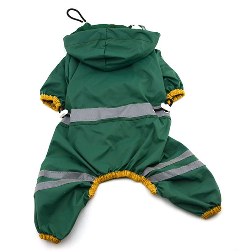 Puppy Hond Cool Regenjas Glinsteren Bar Hoody Waterdichte Regen Mooie Jassen Coat Kleding Kleding