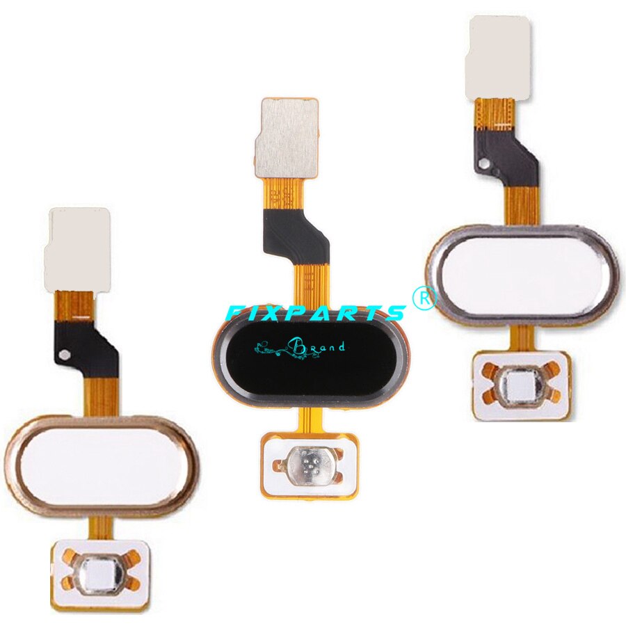 For Meizu M3S Home Button FingerPrint Touch ID Sensor Flex Cable Ribbon Replacement Part MEIZU M3S Button Key Black/White/Golden