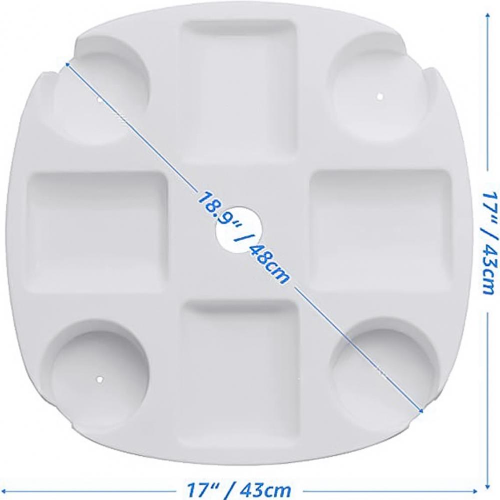 Plateau de Table parapluie blanc multifonctionnel avec support, haute stabilité, robuste, pour l&#39;extérieur